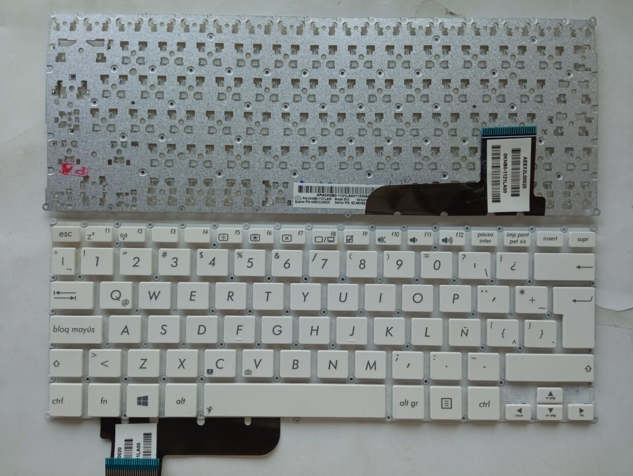 Picture of New Replacement Laptop Keyboard For ASUS X201 WHITE LA Layout